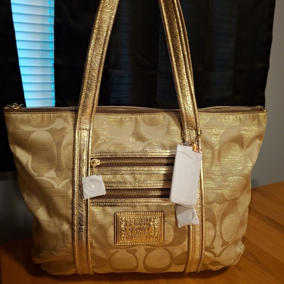 Coach Poppy 2009 Glam Tote Bag Pristine Condition - Picture 2 of 16